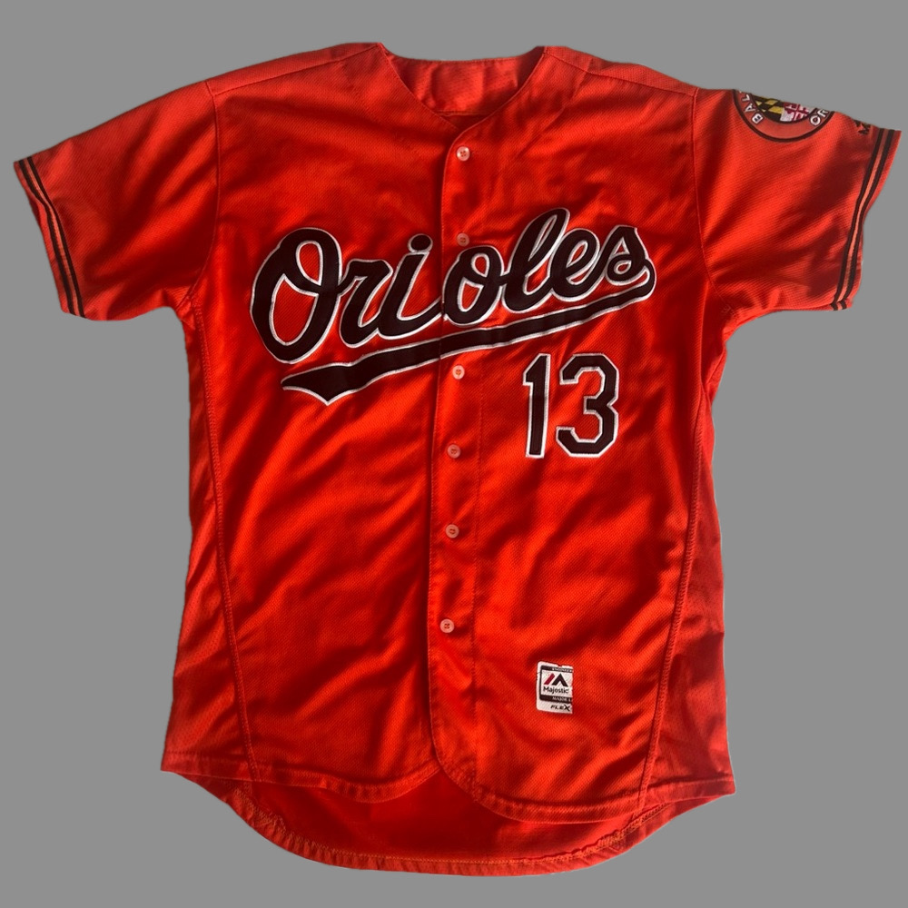 Manny Machado Baltimore Orioles Majestic 2013 Rookie Baseball Jersey